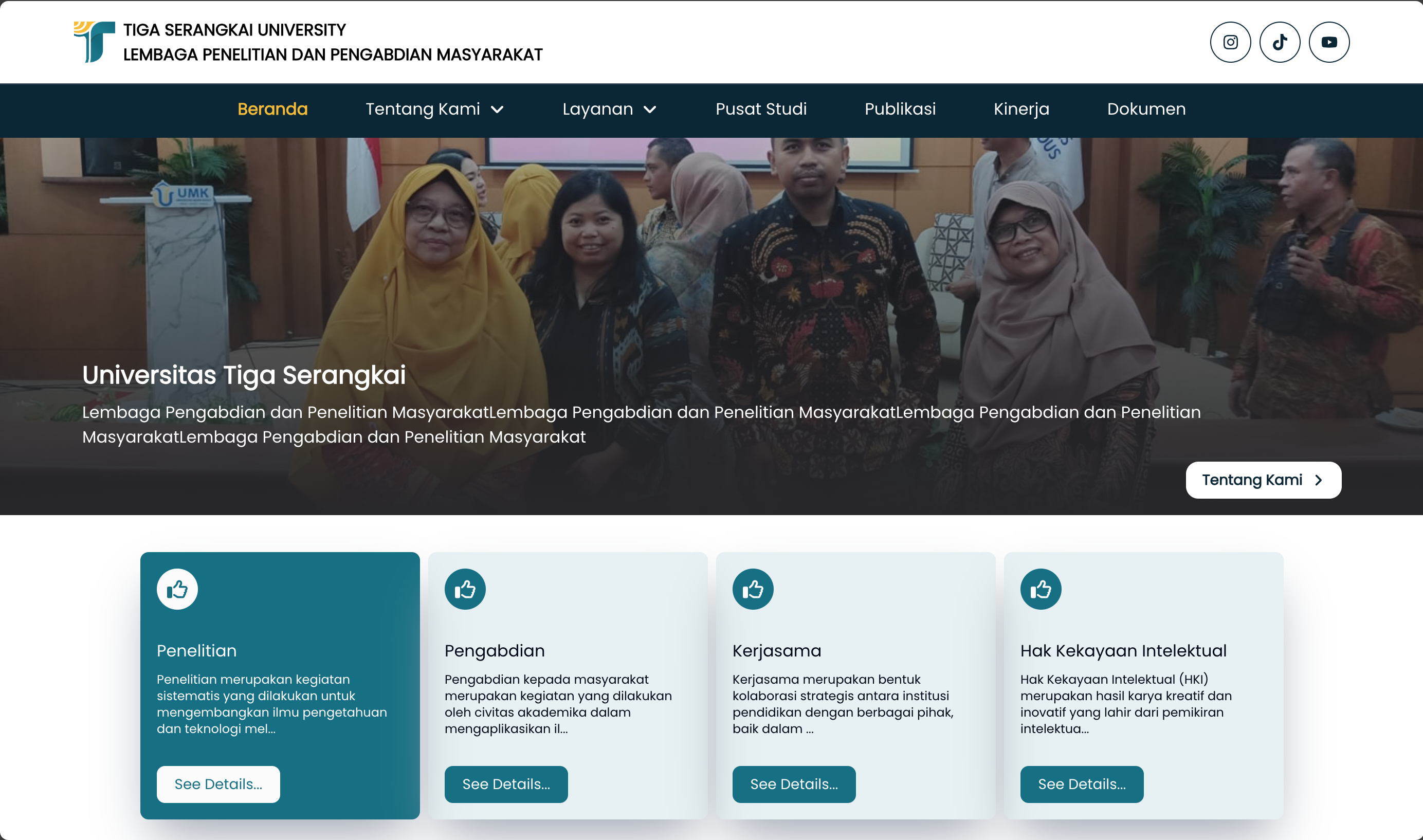 LPPM Web Information System